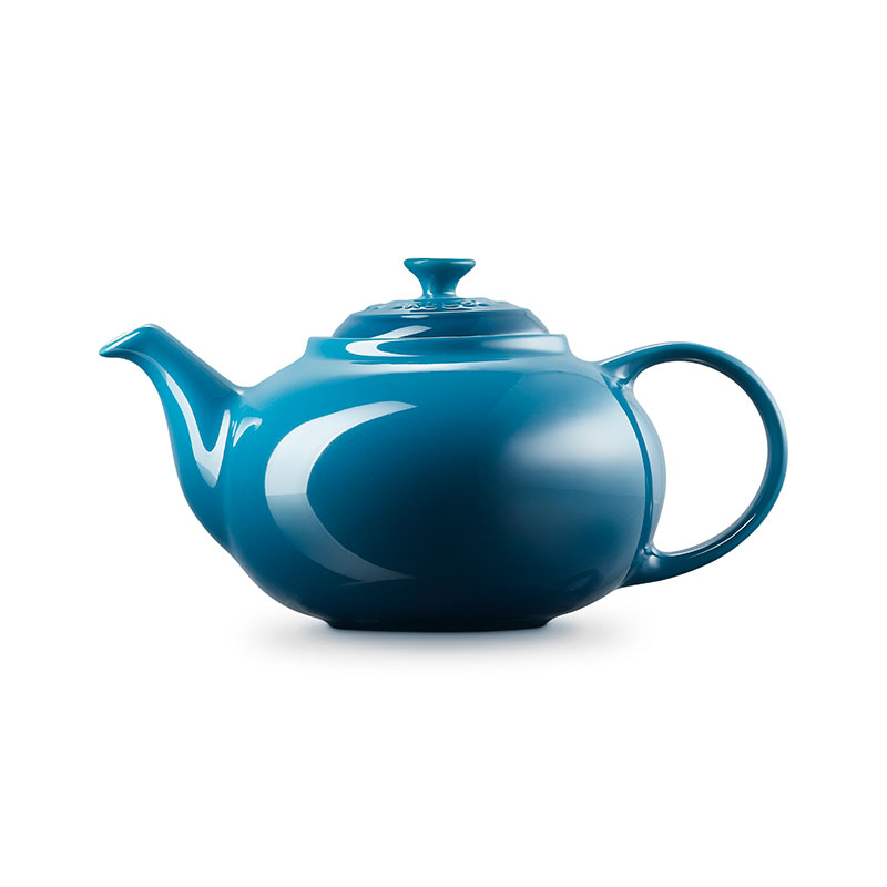 Stoneware Grand teapot, 1.3L, Deep Teal-2