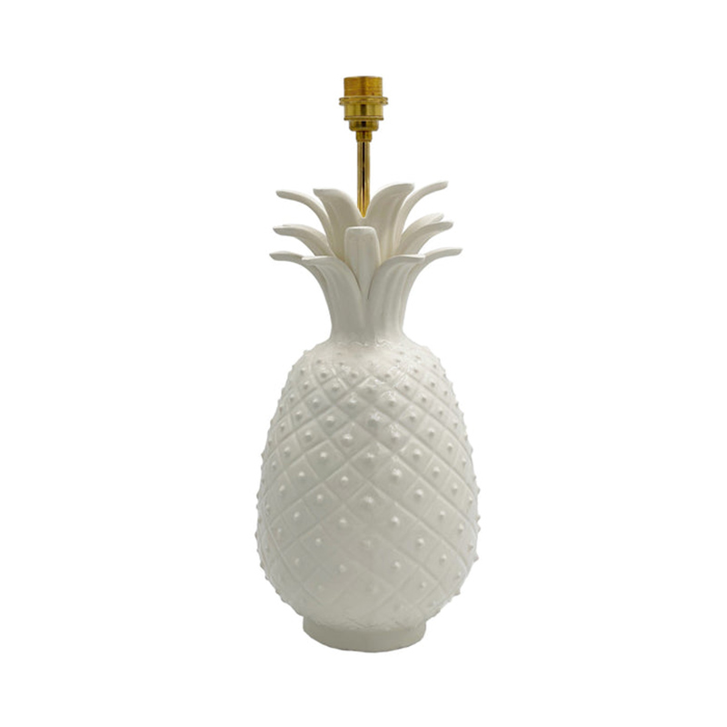 Pineapple Lamp, H45 x D22cm, Cream-1