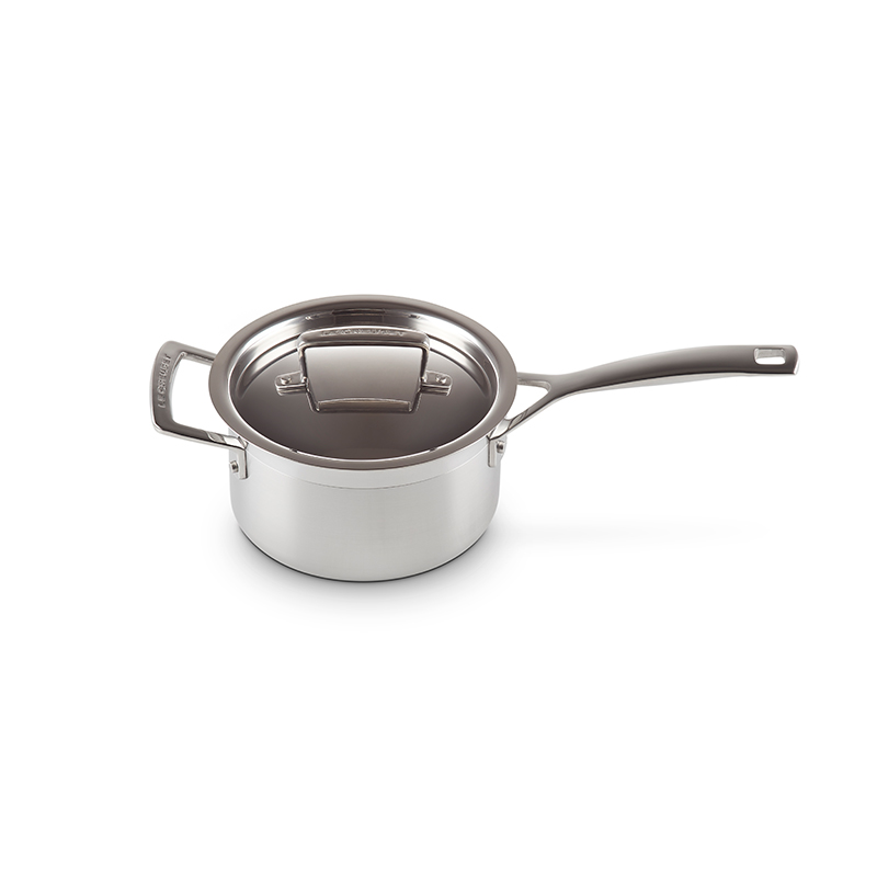 Classic 3-ply 3-Piece Saucepan Set, Stainless Steel-2