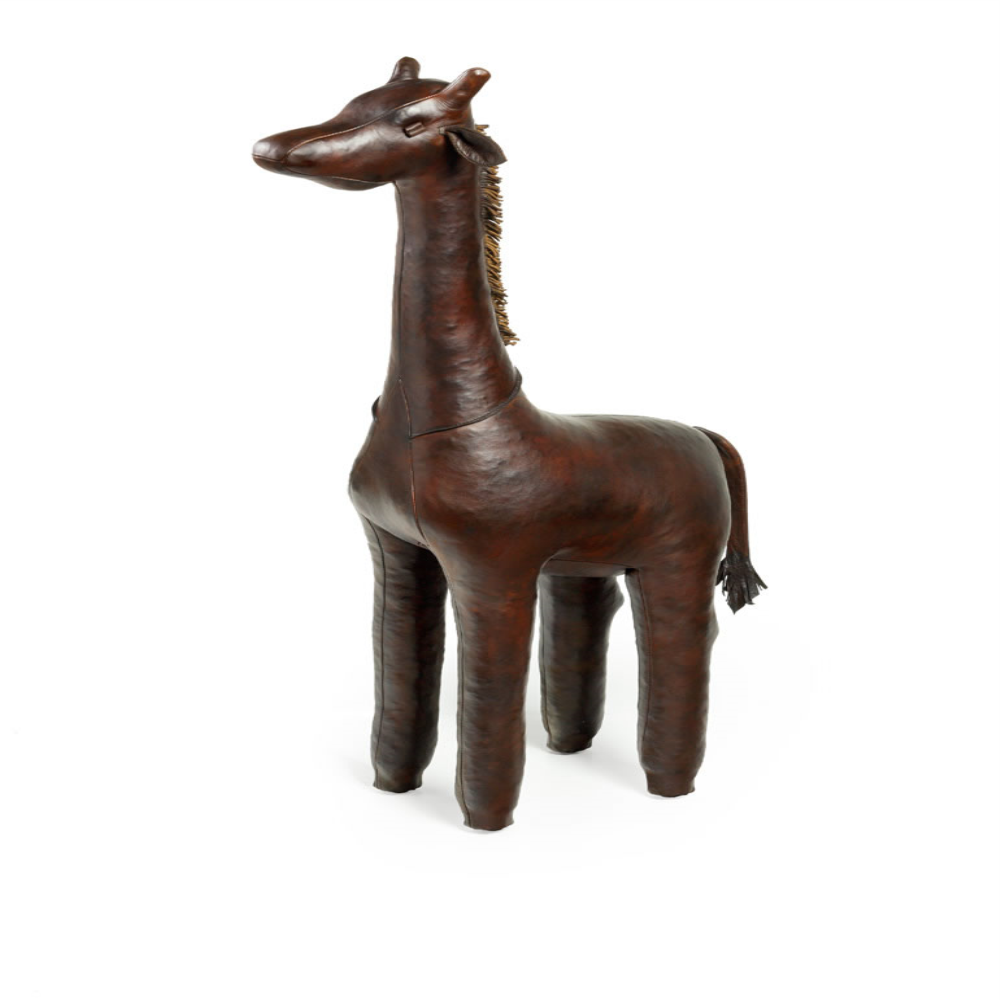 Hand Crafted Leather Giraffe, Large-0