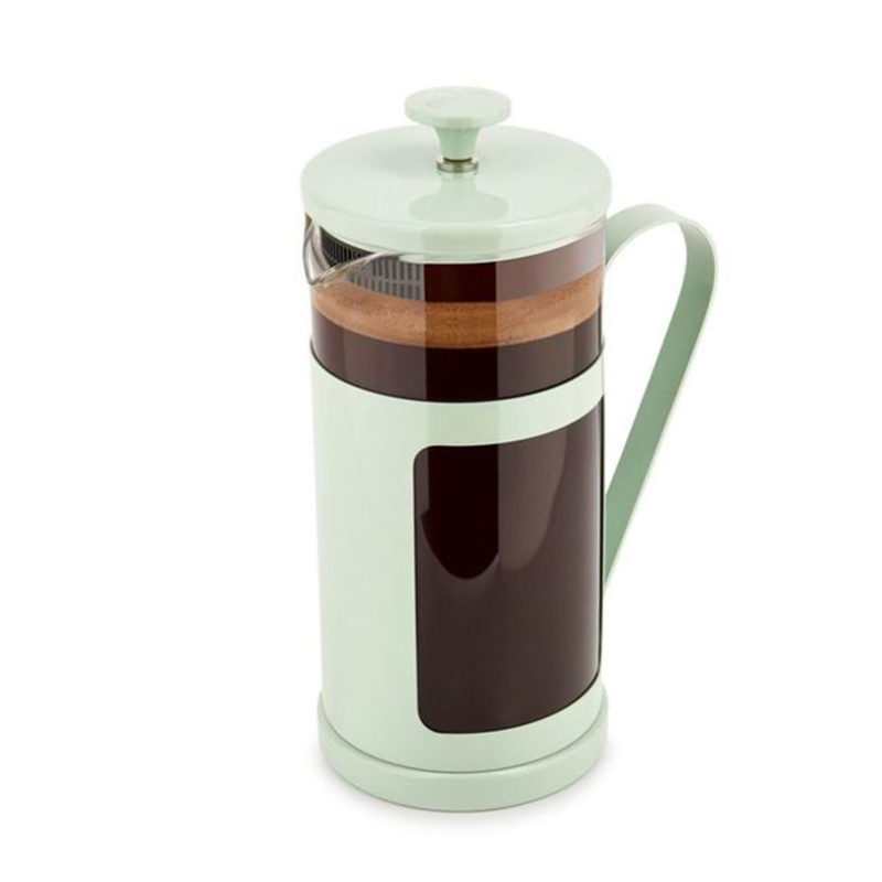 Monaco Stainless Steel Cafetière, 8 Cup, Mint-1