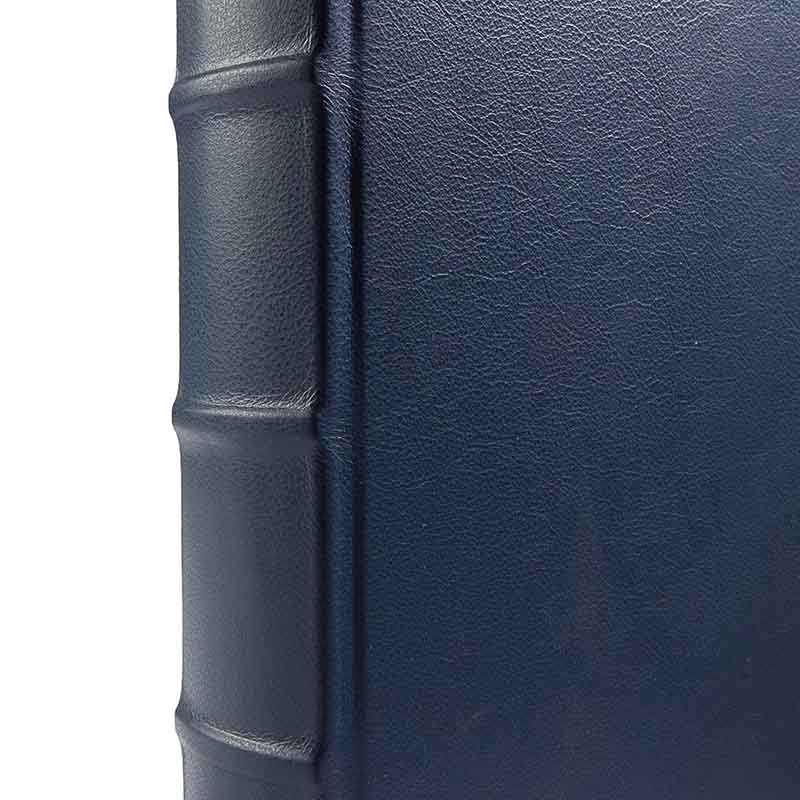 Leather Landscape Photograph Album, L30.6 x W39.2cm, Blue-3