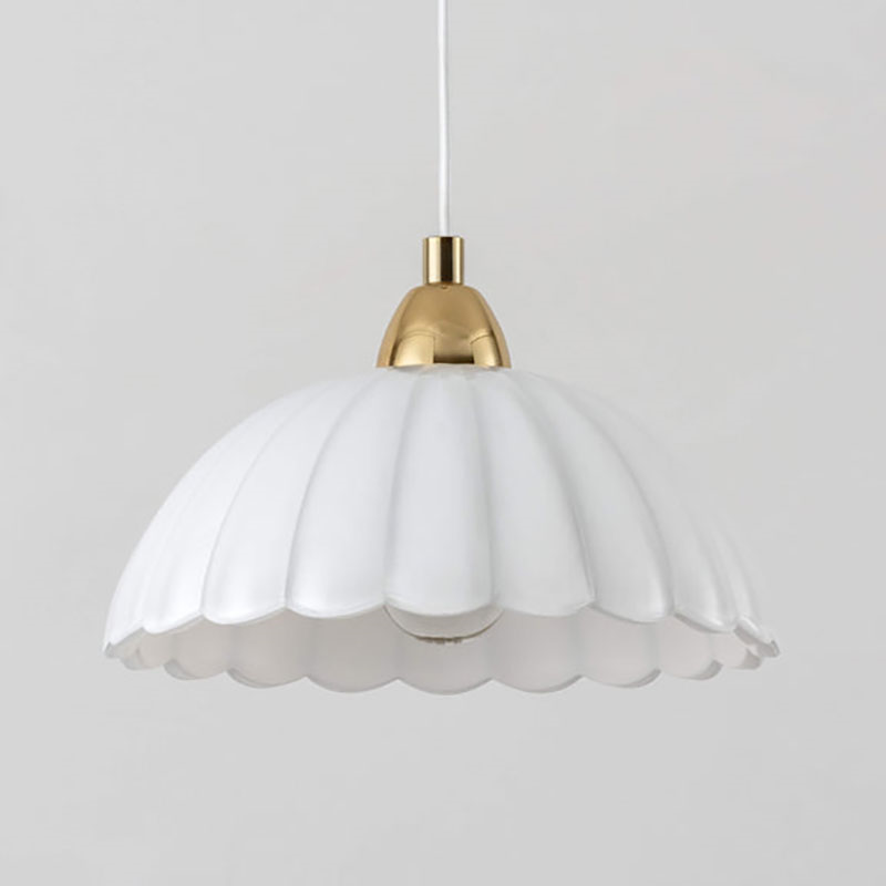 Flower Pendant Light, H187.5cm, Opal-3