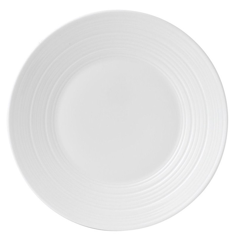 Strata Salad plate, 23cm, white-0