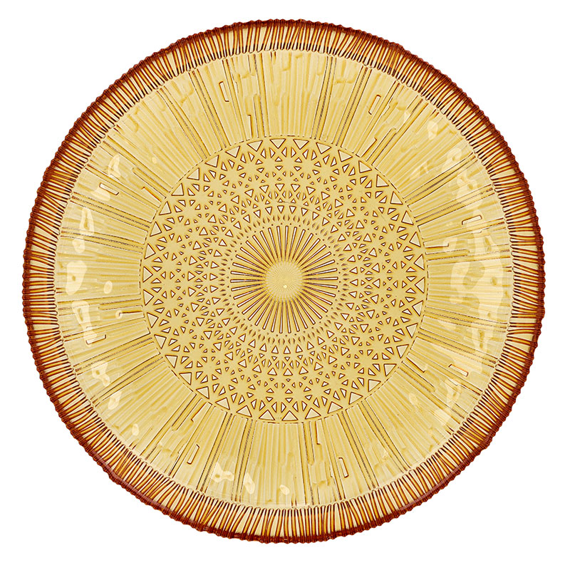 Kusintha Serving Dish, D30cm, Amber-2