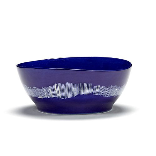 Ottolenghi Set of 4 large bowl, D18, Blue And White-0