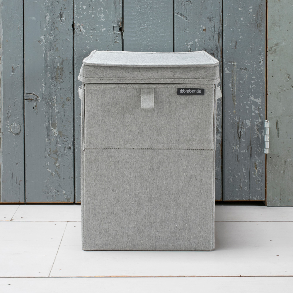 Stackable laundry box, 35 litre, Grey-4