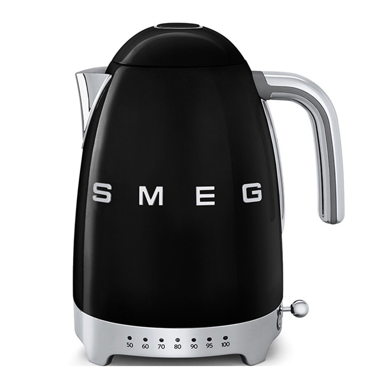 50's Retro Kettle with 7 temperature settings, 1.7 litres, Black-0