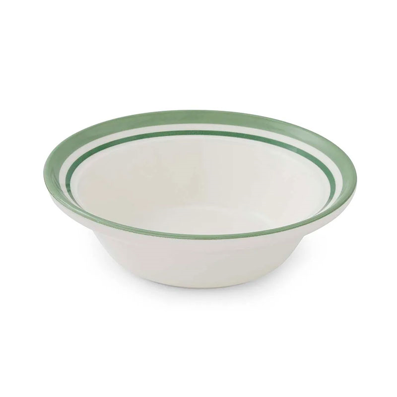 Potter's Stripe Set of 4 Oatmeal Bowls, D16.5cm, Green-4