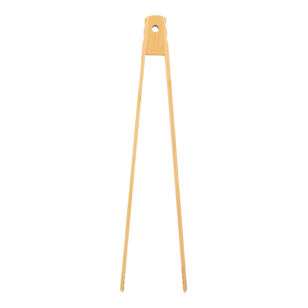 Bamboo Tongs, Natural-0