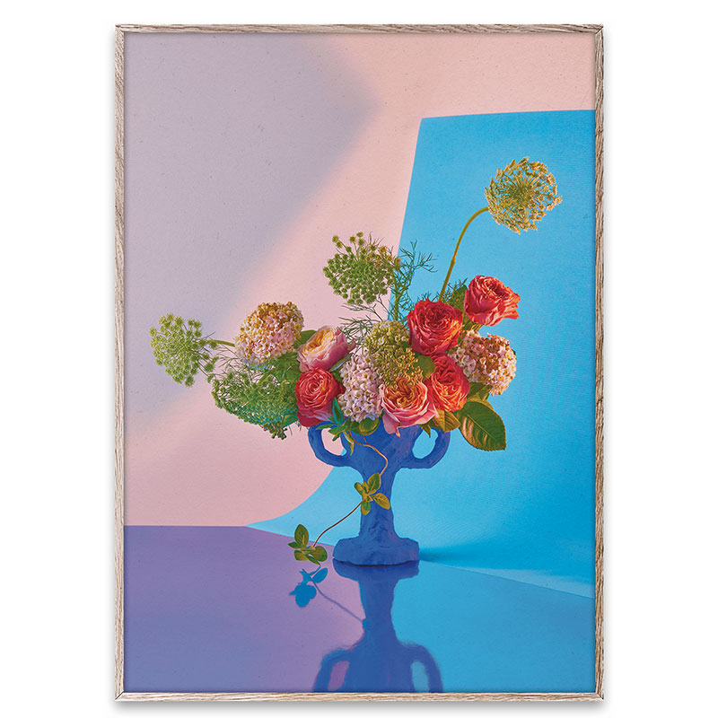 BLOOM 02 - Cyan Art Print, 50 x 70cm-0