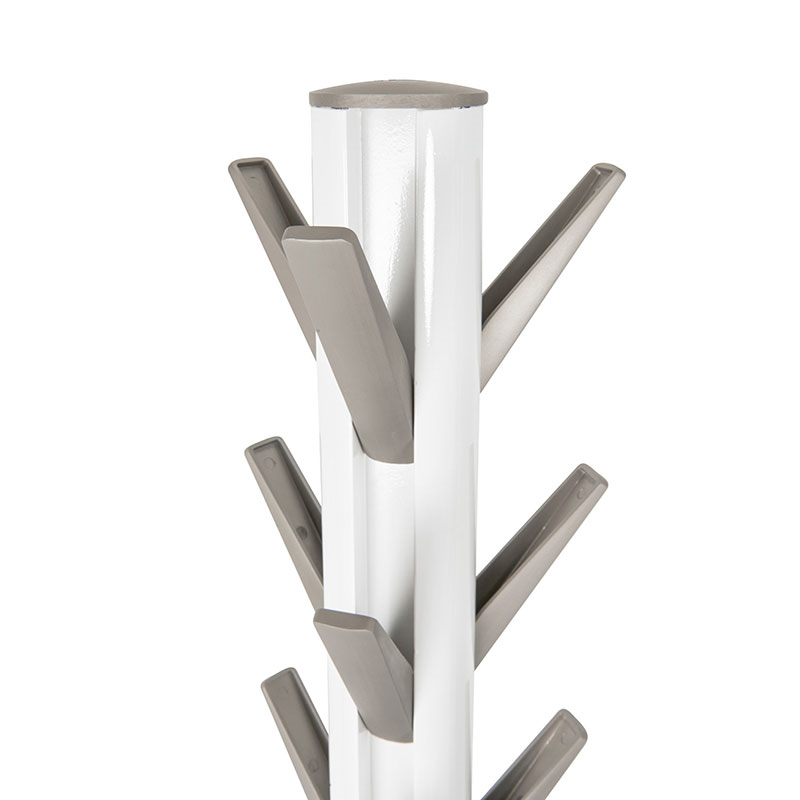 Flapper Coat Rack, H168cm, White-3