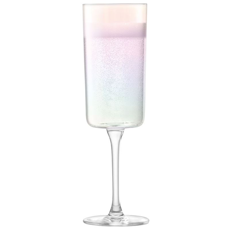 Iridescence Set of 2 Champagne Flutes, 210ml, Mother of Pearl-2