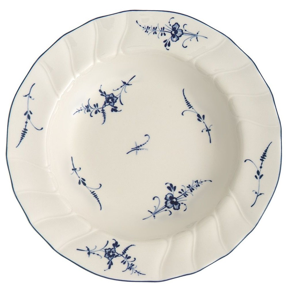 Old Luxembourg Deep plate, 23cm, Porcelain-0