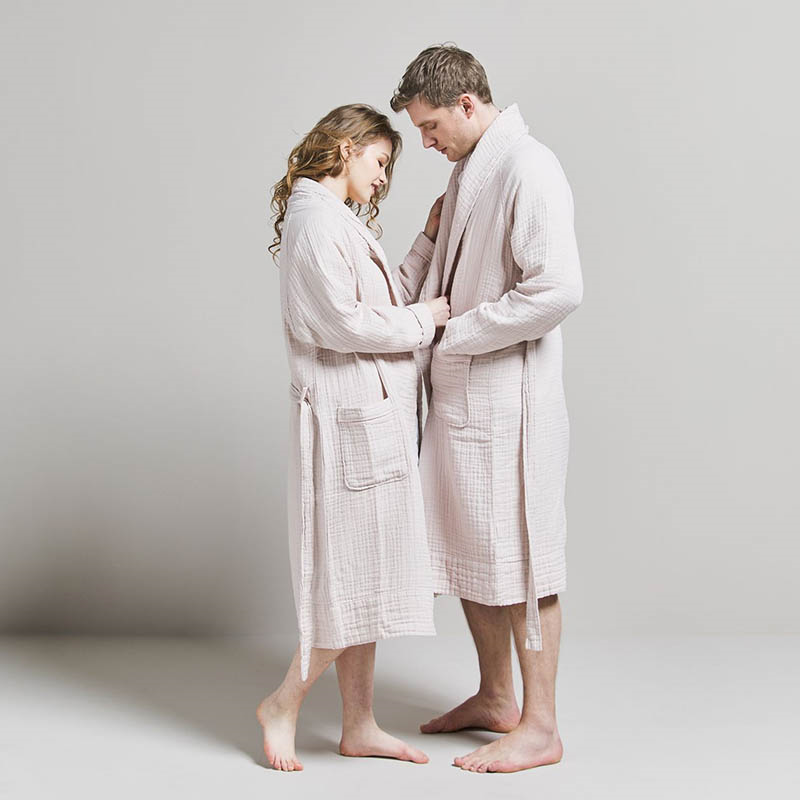 The Dream Cotton Robe, Extra Large, Rose-1