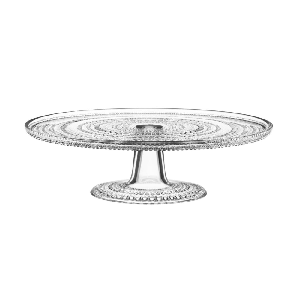 Kastehelmi Cake stand, 31.5cm, Clear-1