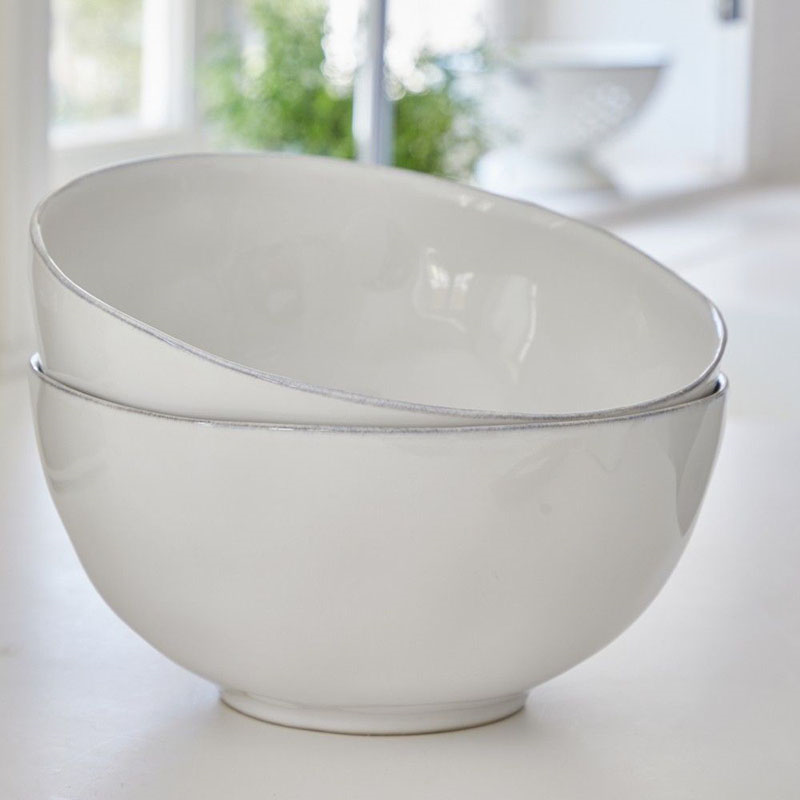 Livia Serving Bowl, D26cm, Gloss White-1