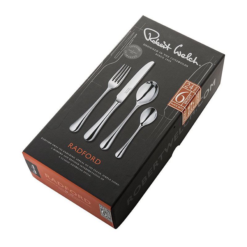 Radford 24 Piece Cutlery Set, Stainless Steel-7