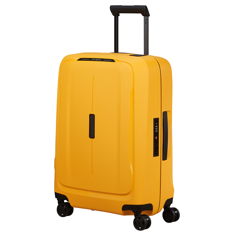 Essens Cabin Suitcase, H55 x L40 x W20cm, Radiant Yellow-0