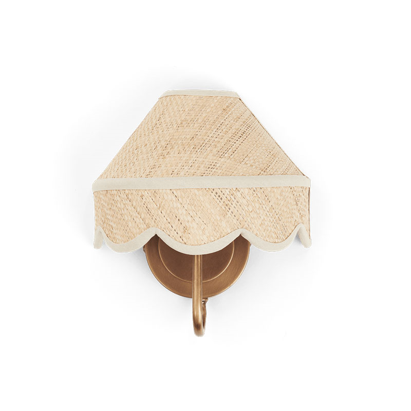 Marina Wall Light, Raffia-0