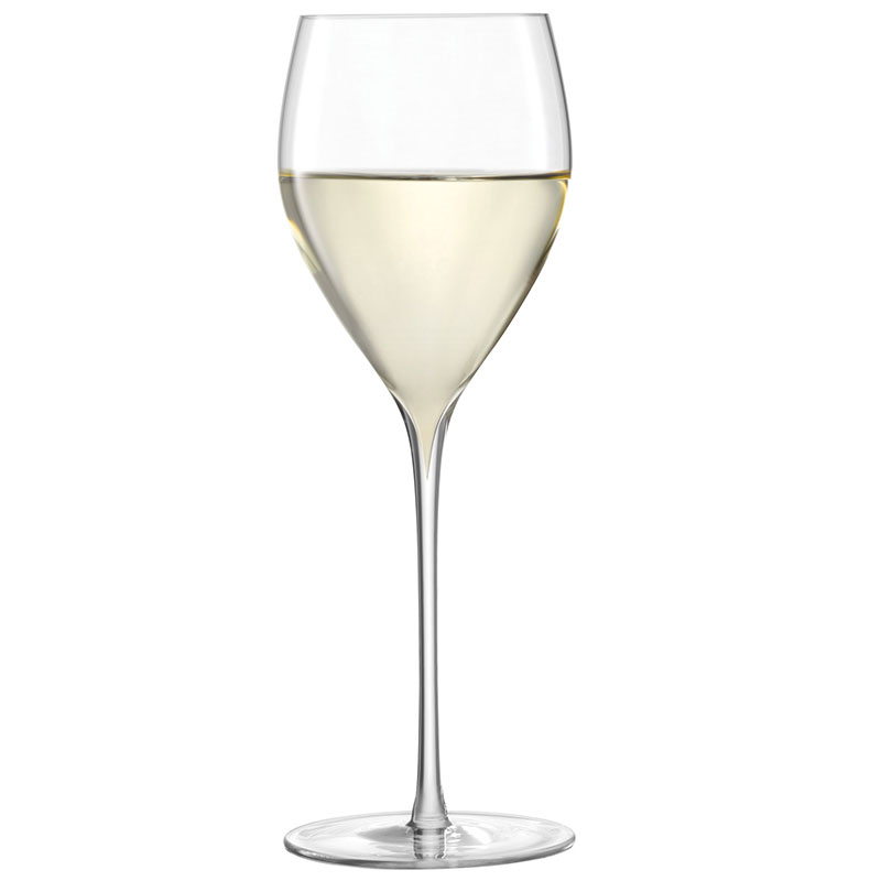 Savoy Set of 2 White Wine Glasses, 360ml, Clear-4