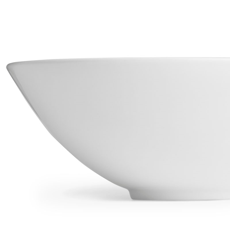 White Oval open serving dish-2