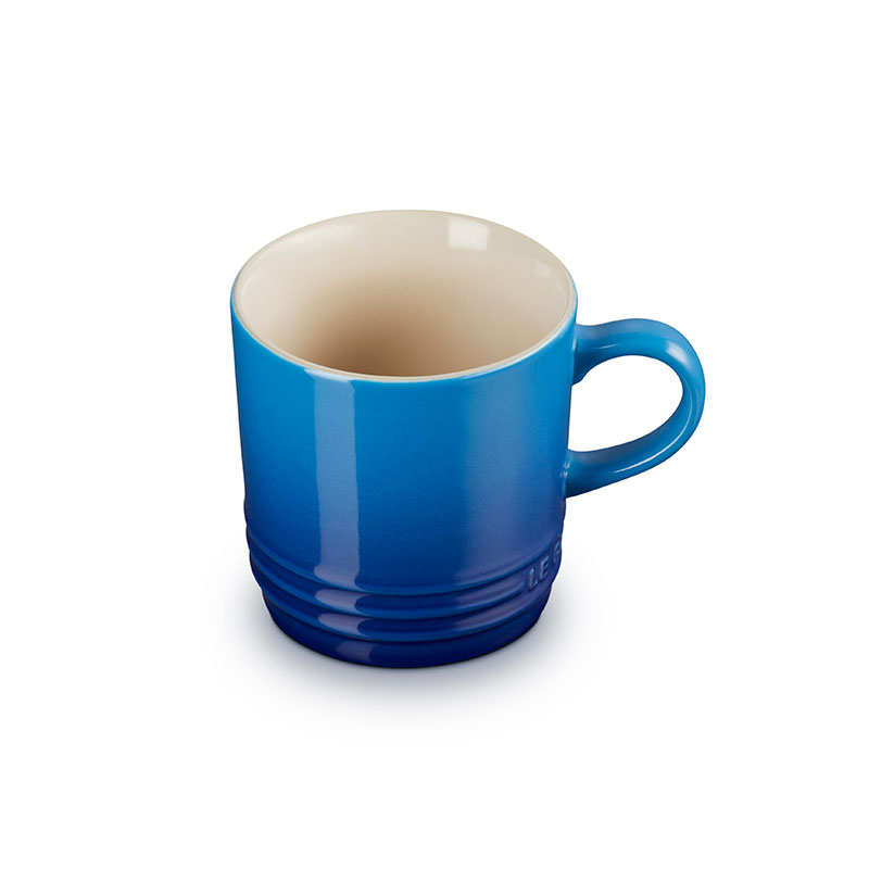 Stoneware Cappuccino Mug, 200ml, Azure-1