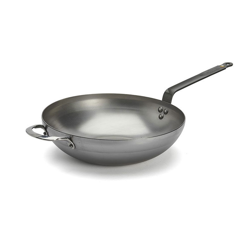 Mineral B Wok, 32cm, Silver-0