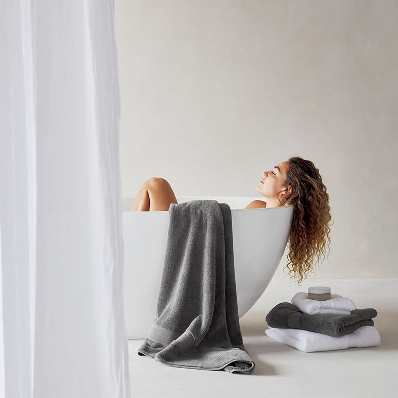 The Plush Bath Sheet, Slate-0