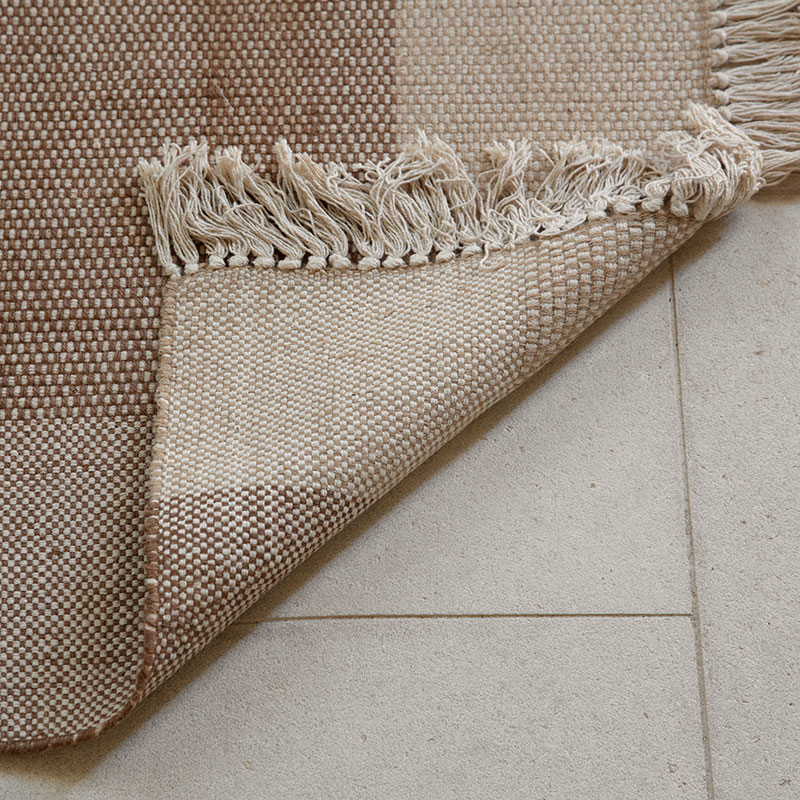 Andro Cotton & Jute Rug, 120 x 180cm, Natural-3