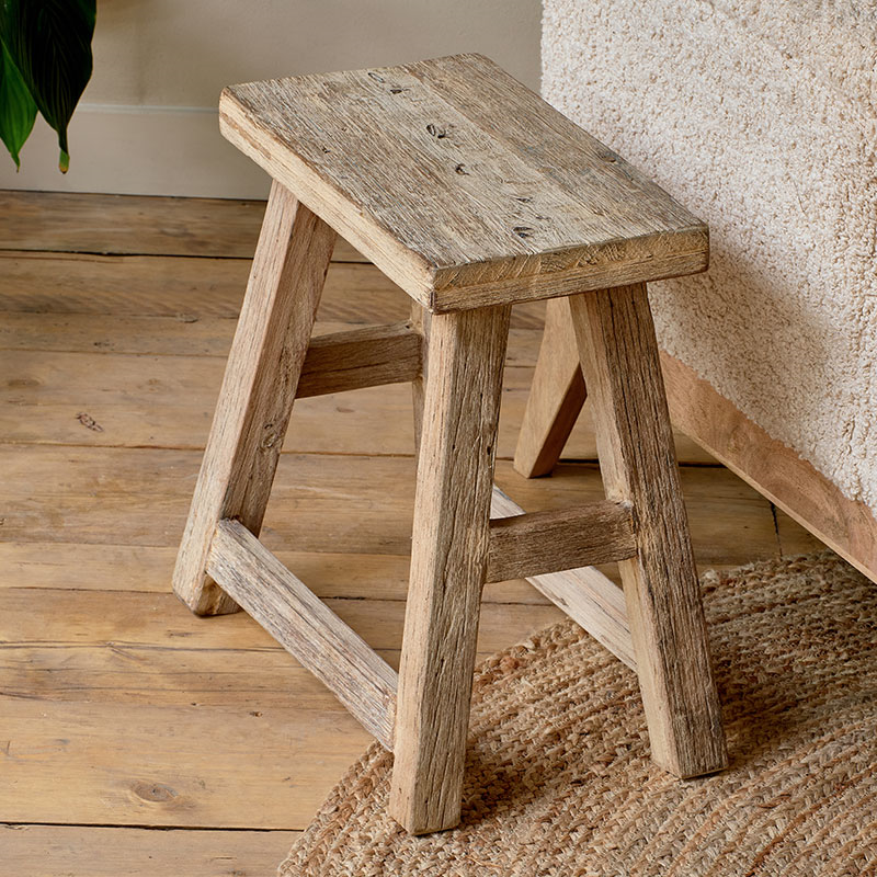 Ibo Reclaimed Wood Low Stool, Natural-8