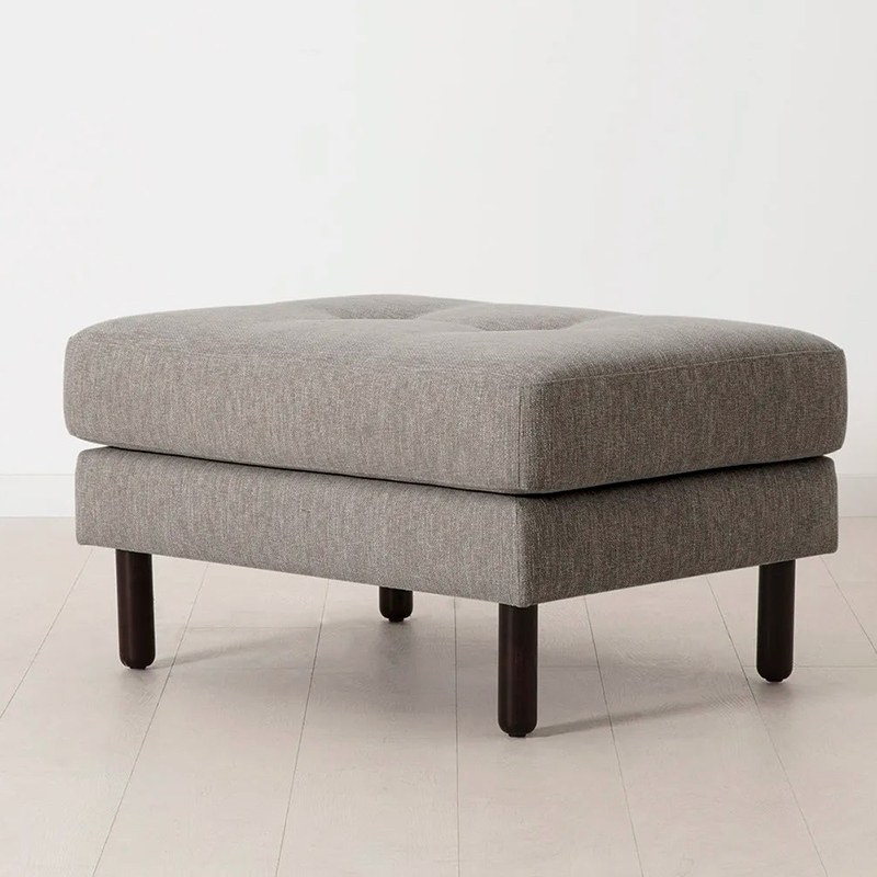 Model 04 Ottoman, Linen Shadow-1