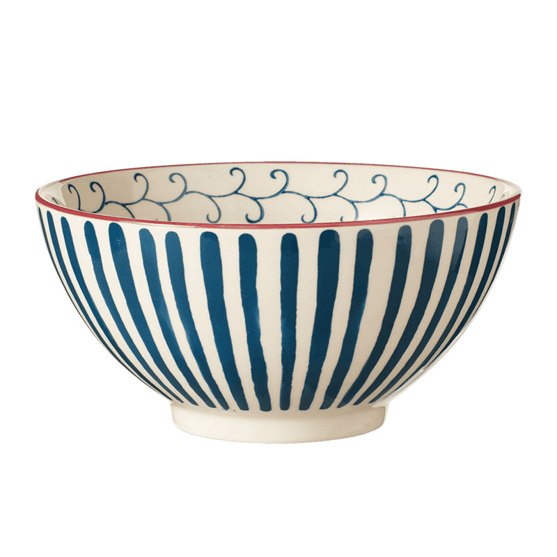 Kintaro Set of 4 Bowls, D16cm, Indigo-1