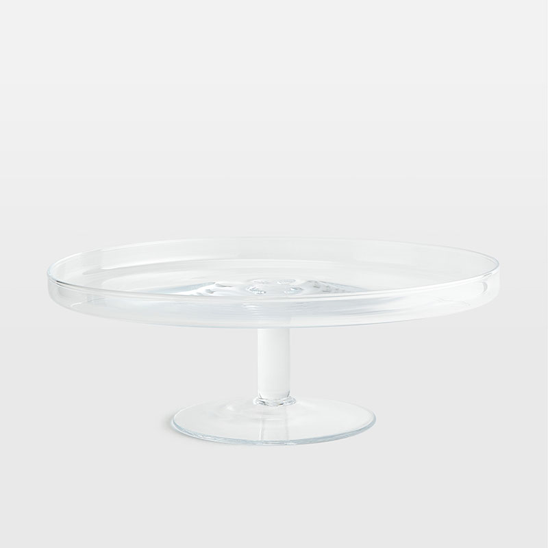 Pembroke Cake Stand with Cloche, Clear-2