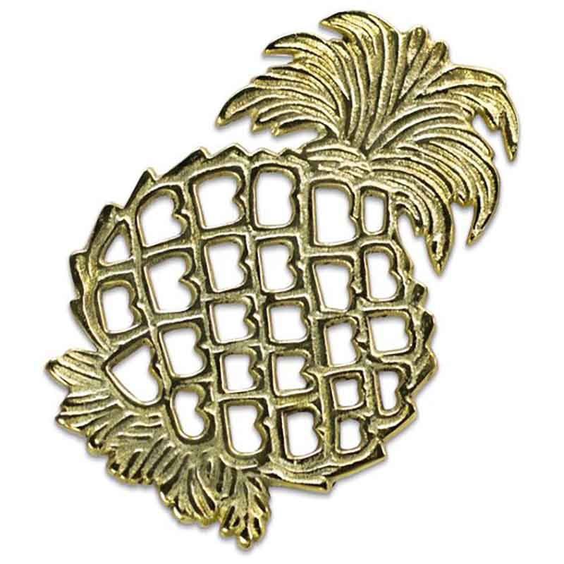 Pineapple Trivet, L19.5 x W13.5cm, Gold-0