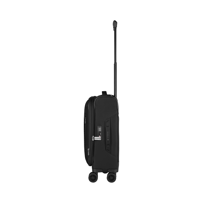 Crosslight Global Softside Carry-On, 55cm, Black-3