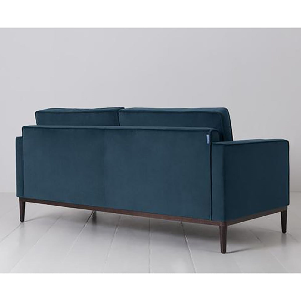 Model 02 2 Seater Velvet Sofa, Teal-3