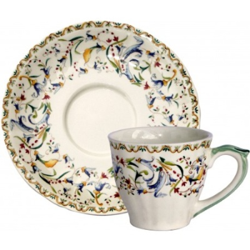 Gien- Toscana, Teacup & Saucer 25cl, Set of 2-0