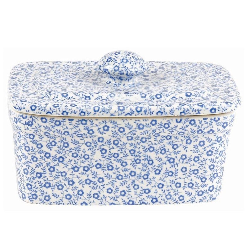 Felicity Butter Dish, L16.5 x W11 x H10cm, Pale Blue-0