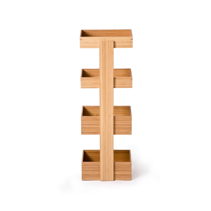 Arena 4 tier caddy, H74 x W26 x D20cm, Bamboo-1