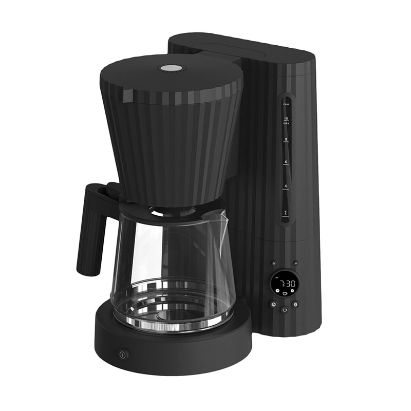 Plisse Filter Coffee Machine, 1.5L, Black-0