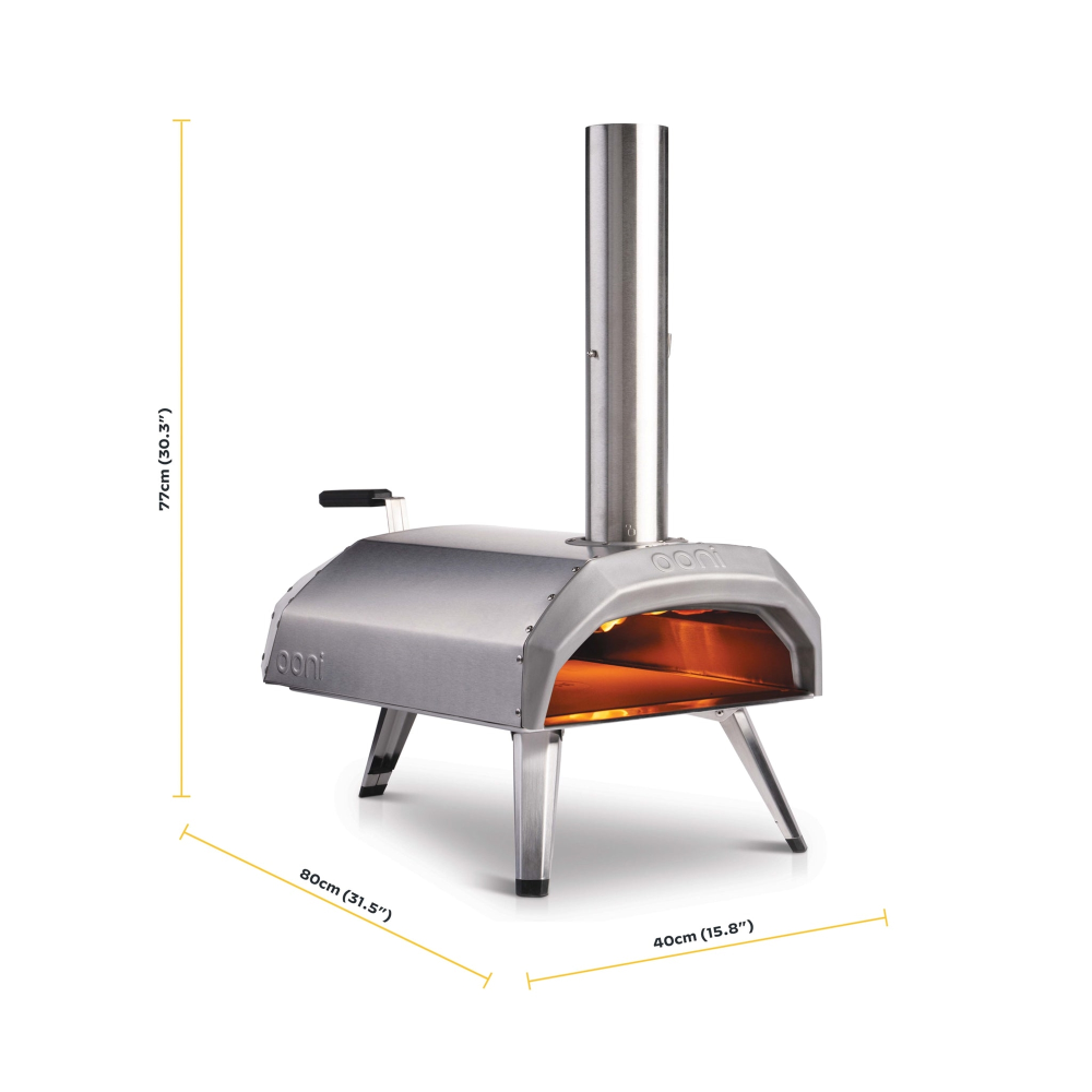 Karu 12 Multi-Fuel Pizza Oven, Silver-6