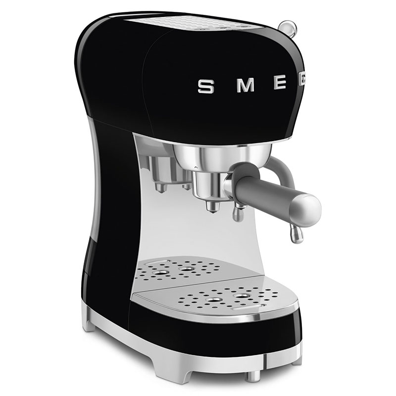 50's Style Espresso Coffee Machine, Black-3