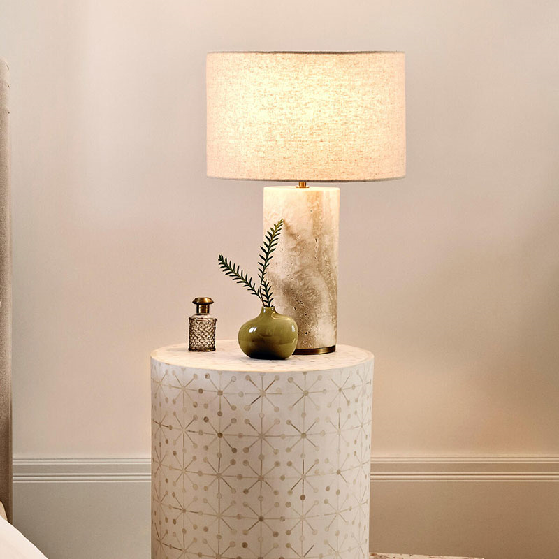 Remi Table Lamp, H35cm, Cream-6