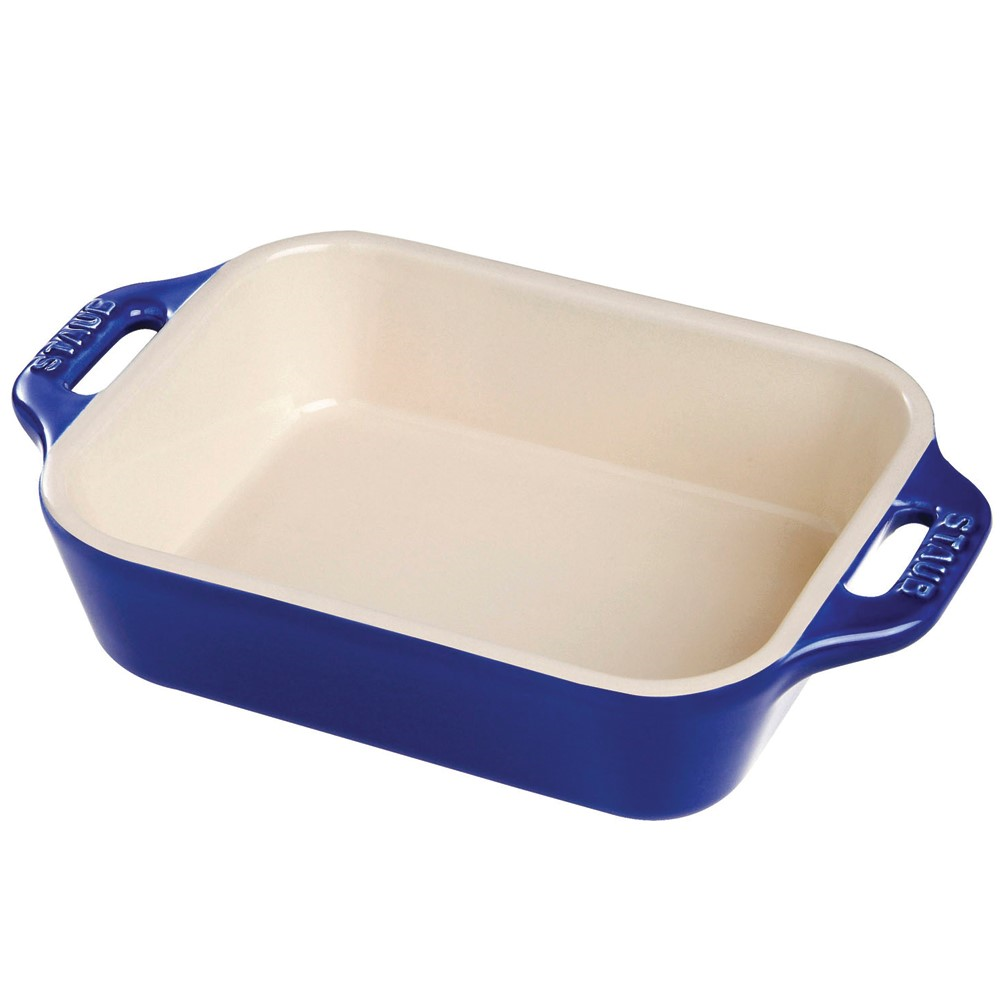 Rectangular baking dish, 40.5 x 25 x 7.6cm, Dark Blue-0