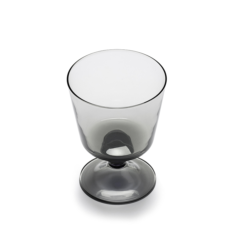 La Mère Set of 4 White Wine Glasses, 220ml, Smoky Grey-1