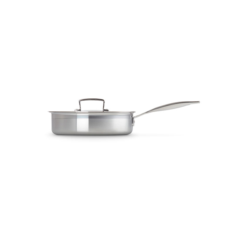 Classic 3-ply Saute Pan, 24cm, Stainless Steel-3