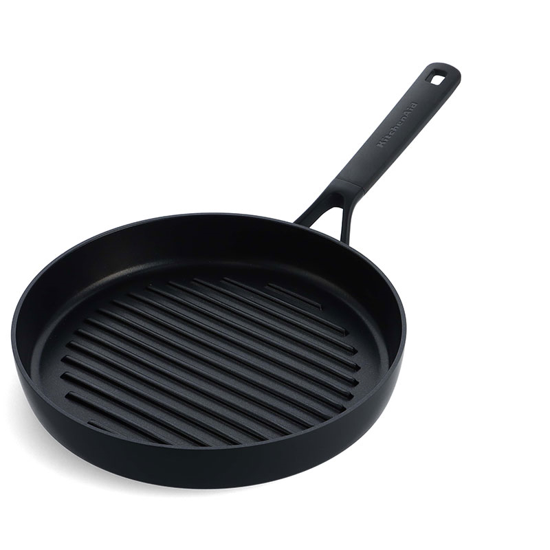 Classic Forged Non-Stick Grill Pan, 28cm, Black-0