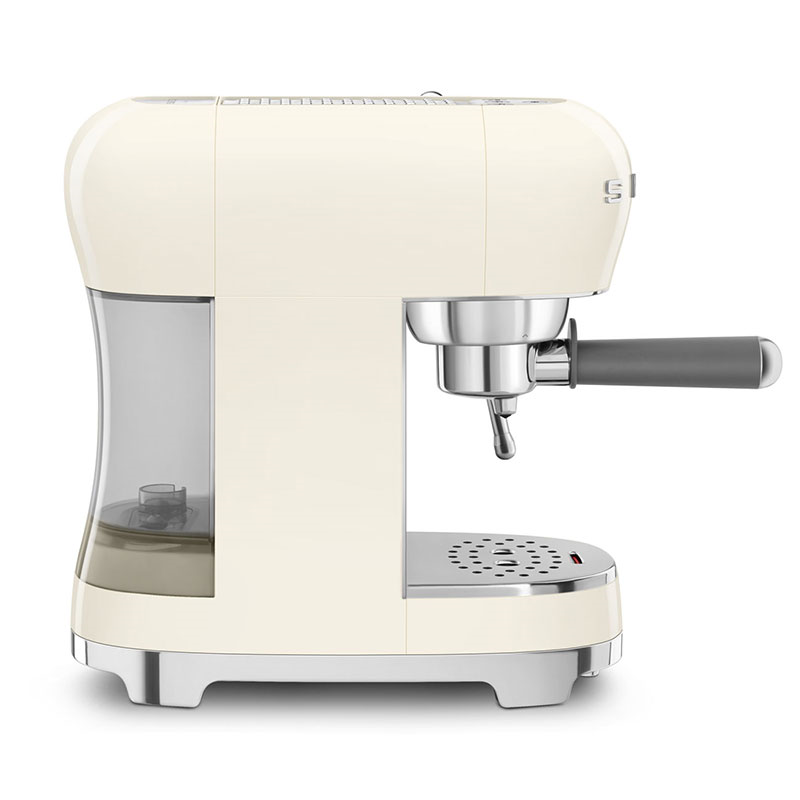 50's Style Espresso Coffee Machine, Cream-3