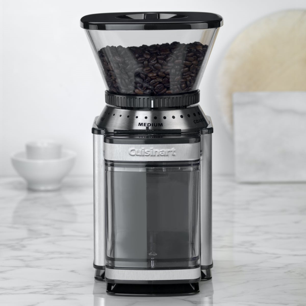 DBM8U Burr coffee grinder, Brushed Stainless Steel-0